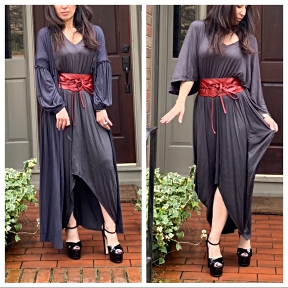 ✨LAST ONE✨Ash grey caftan dress - Picture 7 of 8